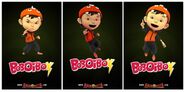 Tiga gambar 3D terawal BoBoiBoy