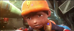 BoBoiBoy looking at Retak'ka