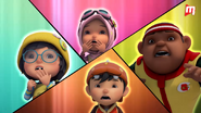 BoBoiBoy dan rakan-rakan terkejut