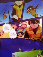 BoBoiBoy being worried in his tent