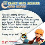 Kemas meja belajar atau kerja!