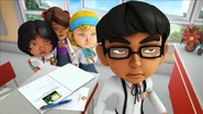 Amar Deep with Suzy, Siti and Amy in serious look