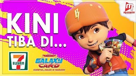 BoBoiBoy Galaxy Card kini di 7-Eleven!