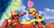 Weapon turned into a lollipop by Gopal