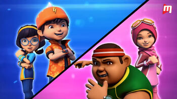 BoBoiBoy dan Ying vs Gopal dan Yaya