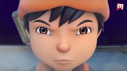 BoBoiBoy muka serius nak lawan