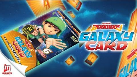 BoBoiBoy Galaxy Card - Pek BoBoiBoy Daun (unpacking)