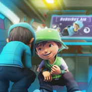 BoBoiBoy Daun ajak Air bersenam