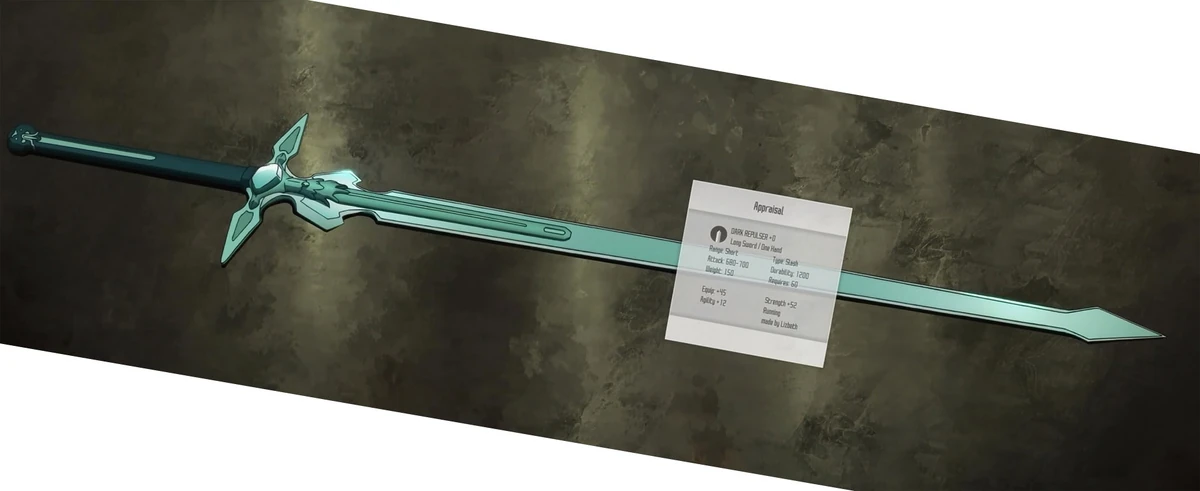 その他 Sword Art Online Dark Repulser Dark Repulser | BOBSAO Wiki | Fandom