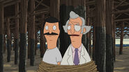 Bob and Mr. Fischoeder tied up below Wonder Wharf. ("World Wharf II: The Wharfening")