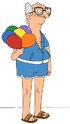Al's outfit to his first sex party with Gloria at their retirement community. (www.woman-inflates-a-balloon-and-sits-on-it-and-pops-it.com)