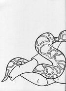 Gene on the back of the script cover of "It Snakes a Village."