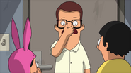 Henry meeting up with Gene and Louise in the school closet. ("UFO No You Didn't")