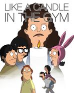 Coach Blevins on the script cover of "Like a Candle in the Gym."