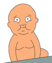 Bob's baby picture of Gene. ("Lobsterfest")