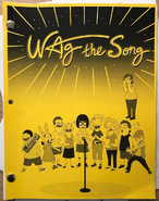 Zeke on the script cover of "Wag the Song."