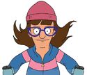 Gayle skiing for Bob. ("Dr. Yap")