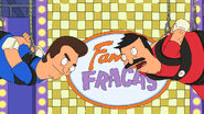 Jimmy and Bob before the Human Claw game on Family Fracas. ("Family Fracas")