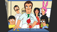 Jimmy playing Bob's Burgerboss game. ("Burgerboss")