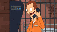 Mickey calls from prison to talk to Louise, asking her how her report on him was graded.