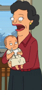 Gertie holding Lily. ("Radio No You Didn't")