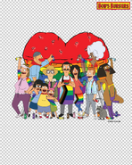 Group Sticker for 2021 Pride Collection.