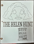 Helen on the script cover of "The Helen Hunt."