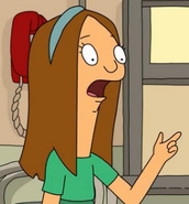 Jenny in "Hamburger Dinner Theater."