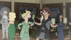 Dolores and Roger dancing.