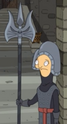 Jocelyn in Louise's story in "The Gayle Tales" as a guard of Linda's castle in Litterboxia.
