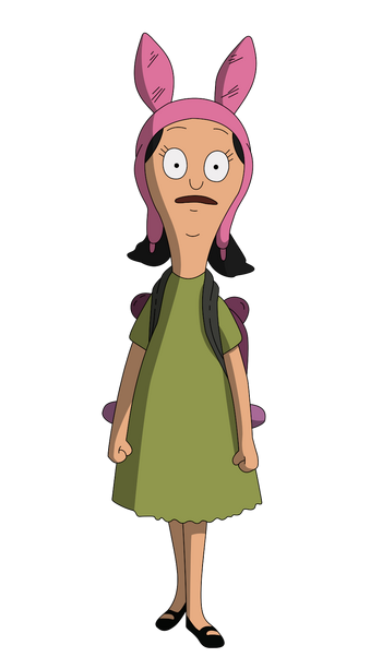 Louise Belcher with NO HAT  Louis, Bobs burgers, Belcher family
