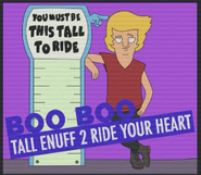 Boo Boo's solo album, Tall Enuff 2 Ride Your Heart. ("Bye Bye Boo Boo")