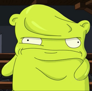 Melted Kuchi Kopi in Louise's dream. ("Flu-ouise")