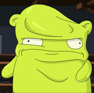 The melted Kuchi Kopi who appears as Bad Kuchi Kopi in Louise's dream. ("Flu-ouise")