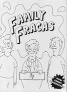 Jimmy on the script cover of "Family Fracas."