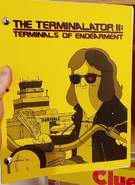 Gloria on the script cover of "The Terminalator II: Terminals of Endearment."