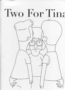 Jimmy Jr. on the script cover of "Two for Tina."