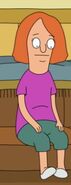First appearance with orange hair in "Slumber Party."