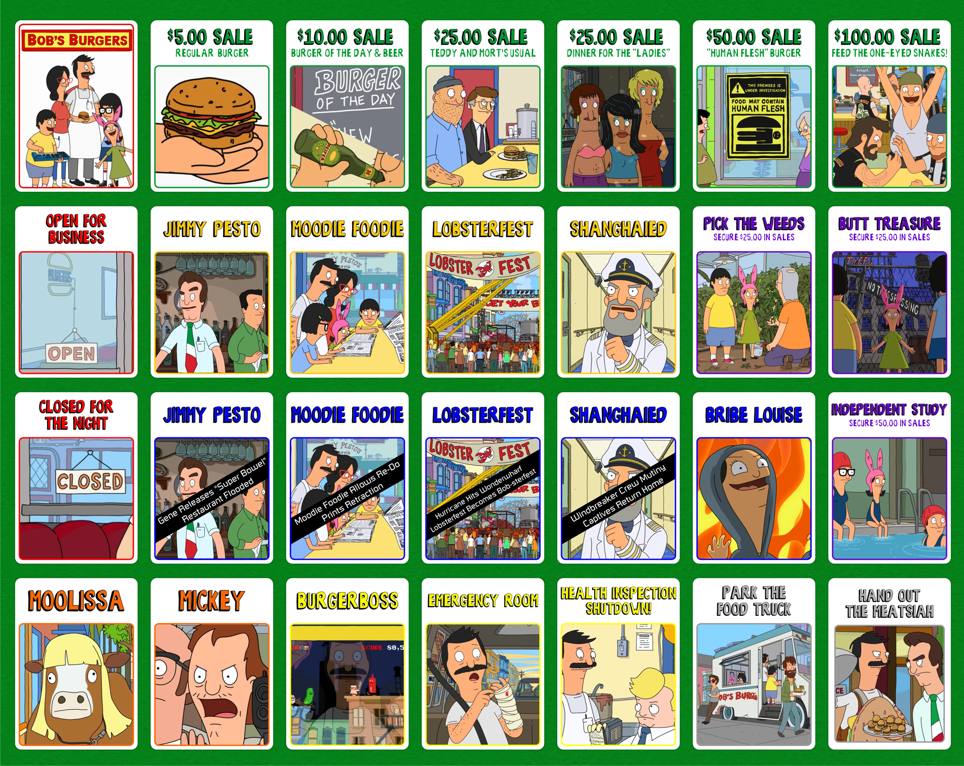 Bob's Burgers Card Game | Bob's Burgers Wiki | Fandom