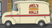 Joel's delivery van