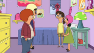Kaylee and Louise before Tina and Gene act out being adults that will try and stop Kaylee from doing her practice prank. ("Prank You for Being a Friend")