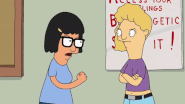 Tina threatening to punch Jocelyn multiple times. ("Spaghetti Western and Meatballs")