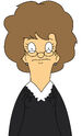 Jocelyn as a sexy Judge Judy for Halloween. ("Teen-a Witch")
