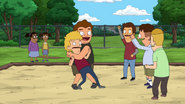 Zeke head-locking Will. (“Bully-ieve It or Not”)