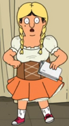 Gene as Inga in Mr. Fischoeder's play. ("To Bob, or Not to Bob")