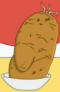The potato that Linda finds that resembles Burt. ("The Quirk-ducers")