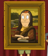 Peter als Mona Lisa in der Folge Teenie-Hexen