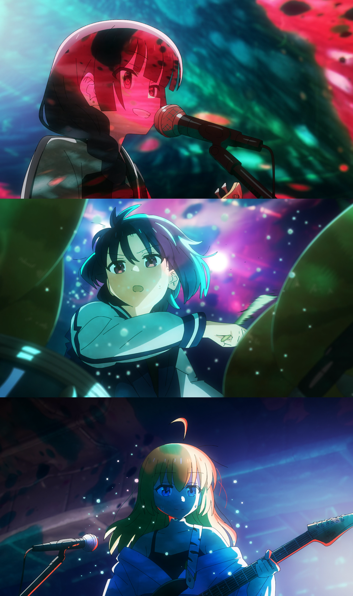 Os personagens de Bocchi the Rock!