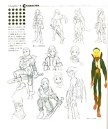 Early concept sketches