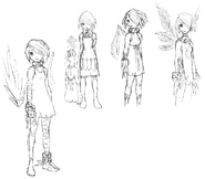 Nina line sketches